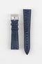 Classic Gallo Leather Watch Strap in Matte Petrol Blue