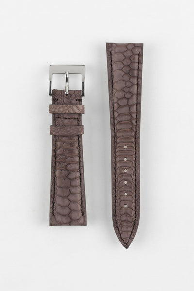 Classic Gallo Leather Watch Strap in Matte Vintage Brown