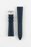 Classic Saffiano Leather Watch Strap in Marine Blue