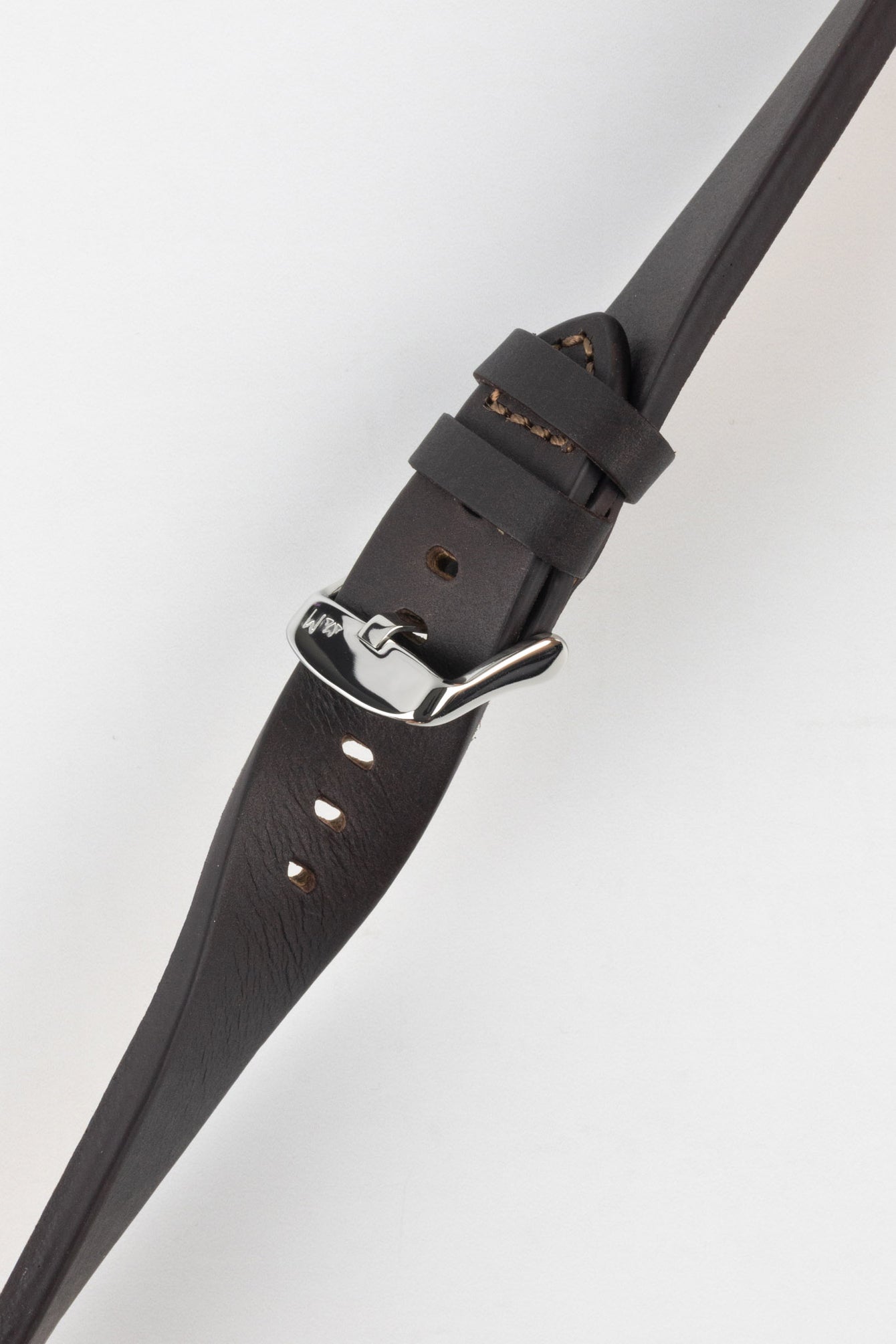 Morellato BRAMANTE Vintage Calfskin Leather Watch Strap in BROWN