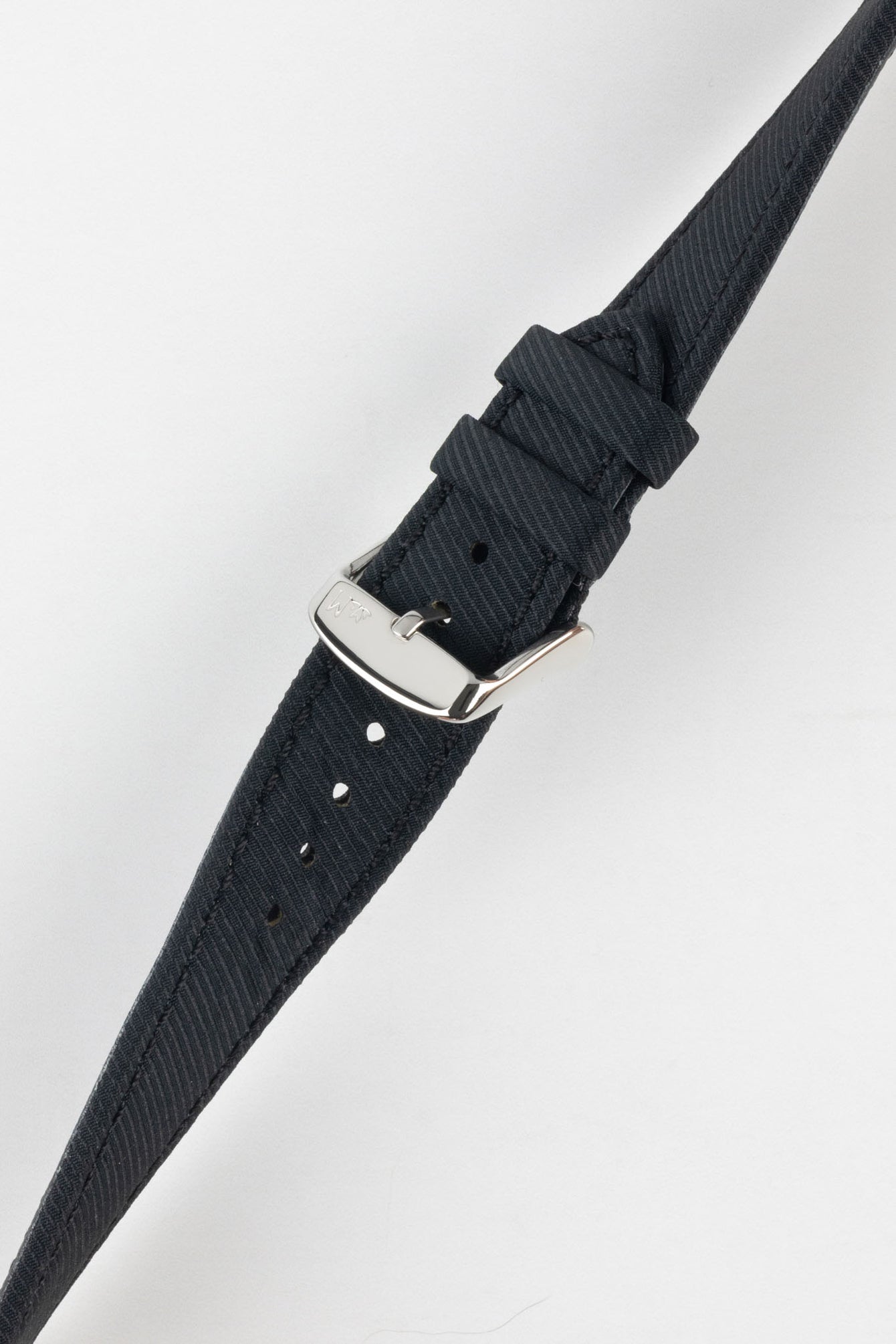 Morellato CORFÙ Recycled Gabardine Fabric Watch Strap in BLACK