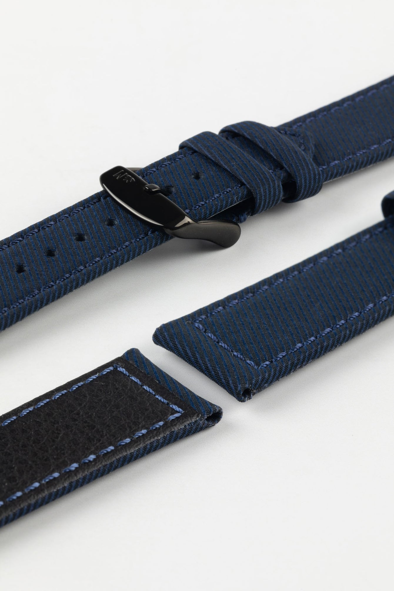 Morellato CORFÙ Recycled Gabardine Fabric Watch Strap in BLUE