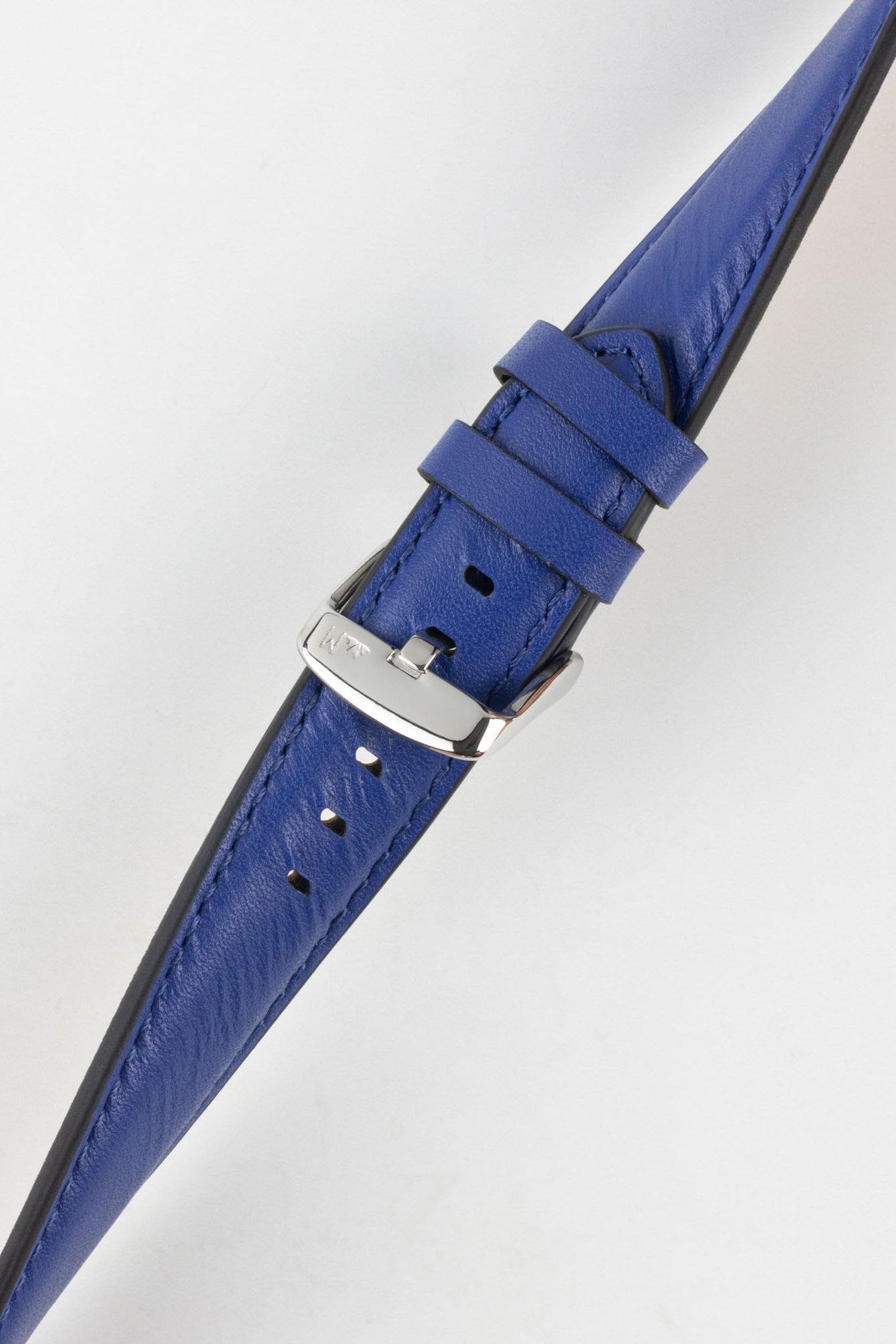 Morellato CROQUET Quick-Release Leather Watch Strap in BLUE