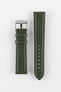 Morellato CROQUET Quick-Release Leather Watch Strap in GREEN