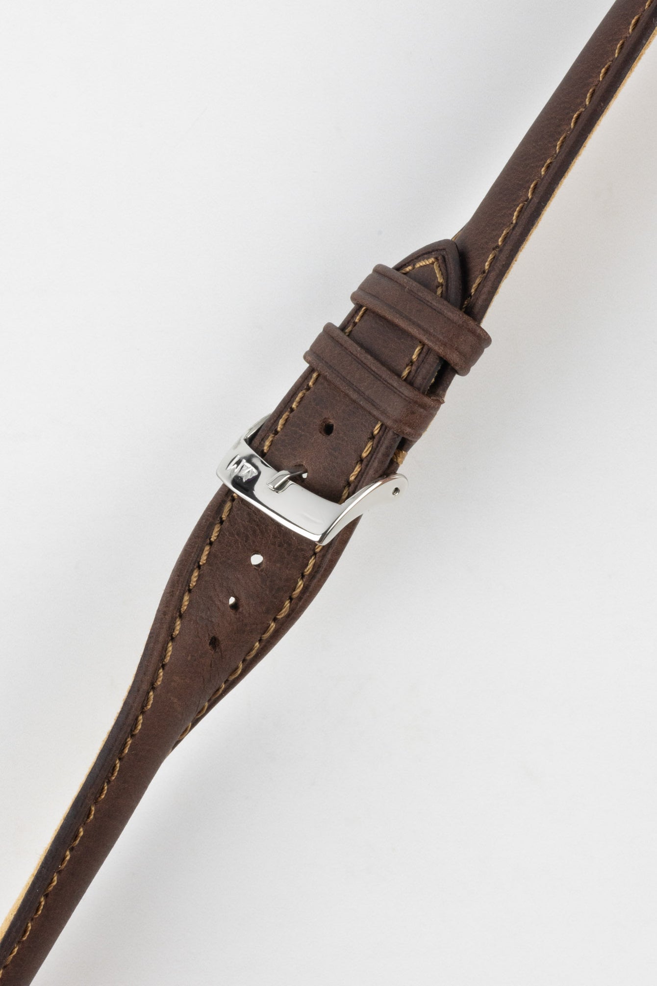 Morellato DERAIN Smooth Calfskin Leather Watch Strap in BROWN