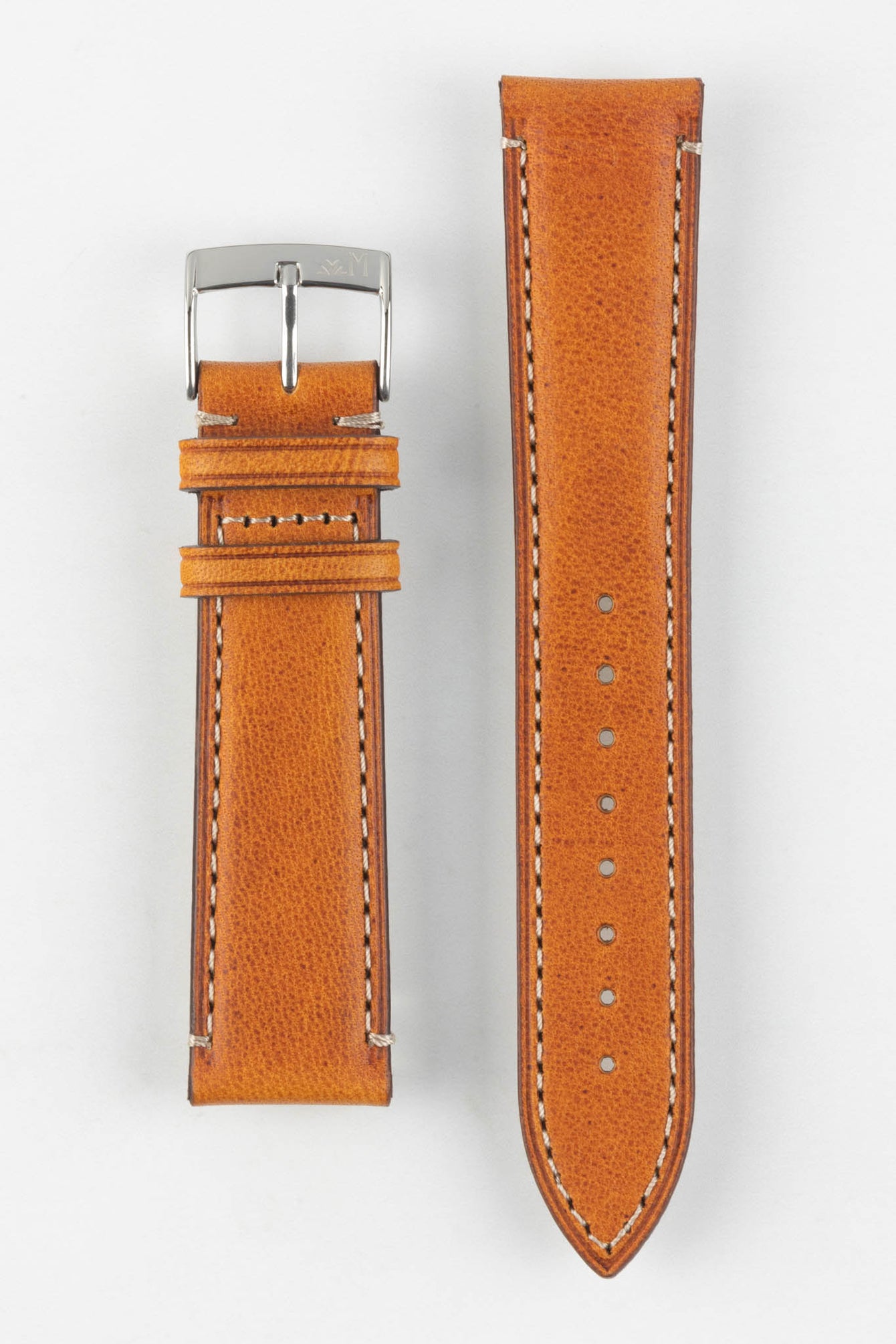 Morellato EL GRECO Calfskin Leather Watch Strap in GOLD BROWN