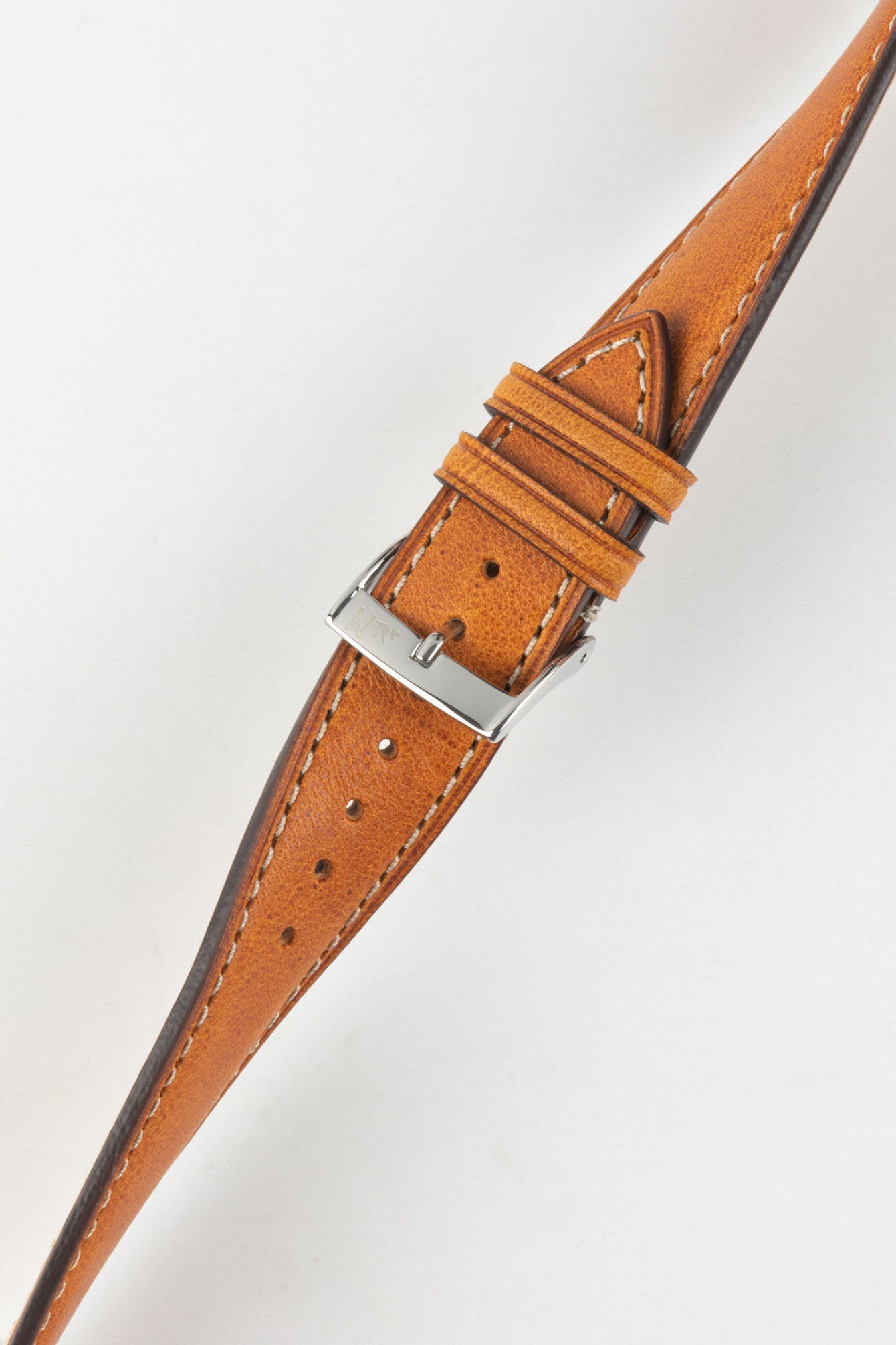 Morellato EL GRECO Calfskin Leather Watch Strap in GOLD BROWN