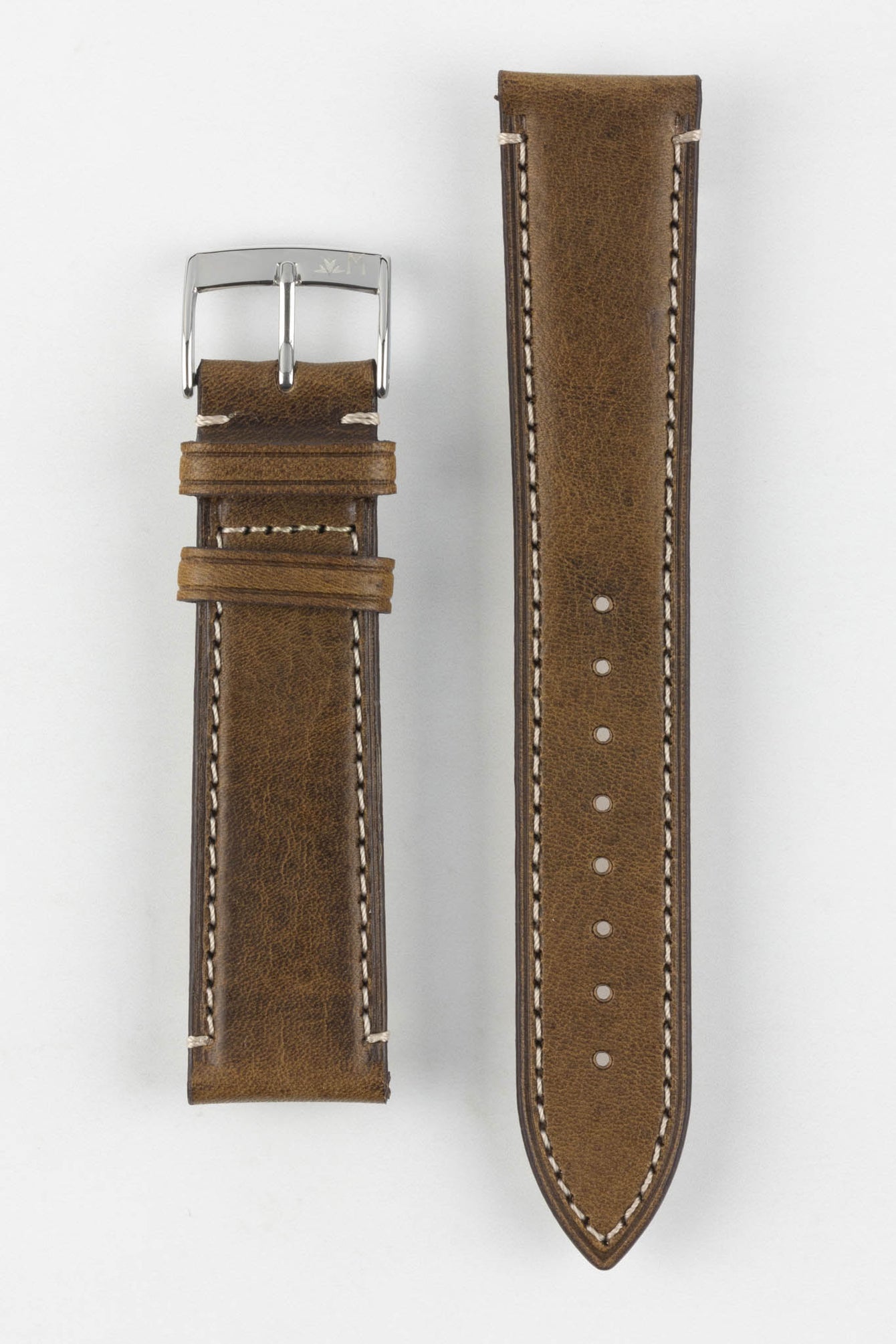 Morellato EL GRECO Calfskin Leather Watch Strap in GREEN