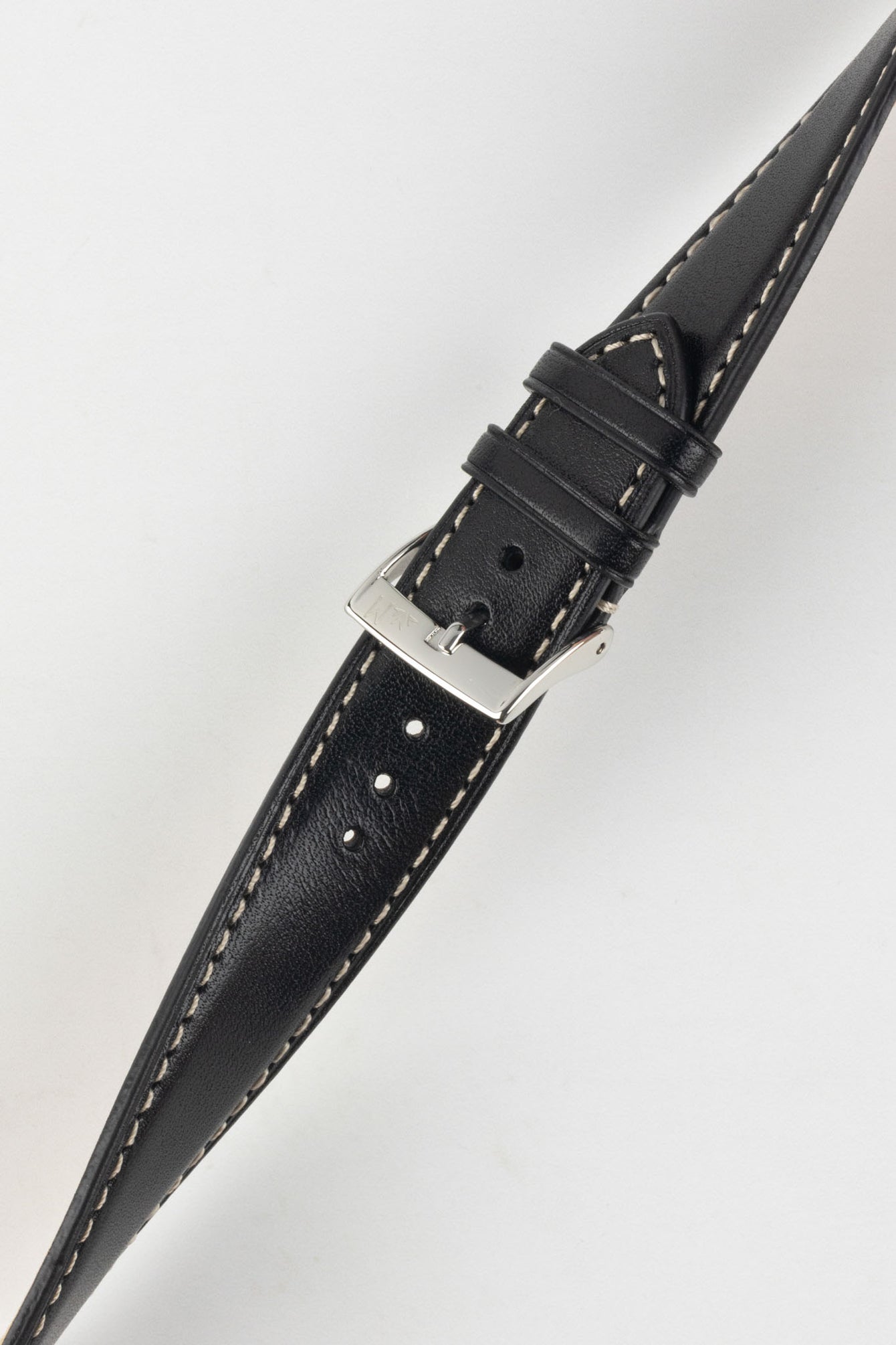 Morellato GAUDÌ Calfskin Leather Watch Strap in BLACK