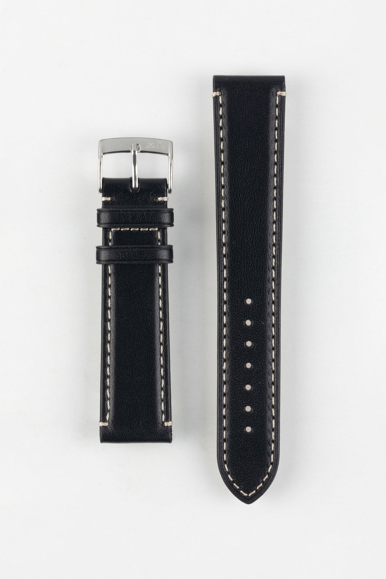 Morellato GAUDÌ Calfskin Leather Watch Strap in BLACK