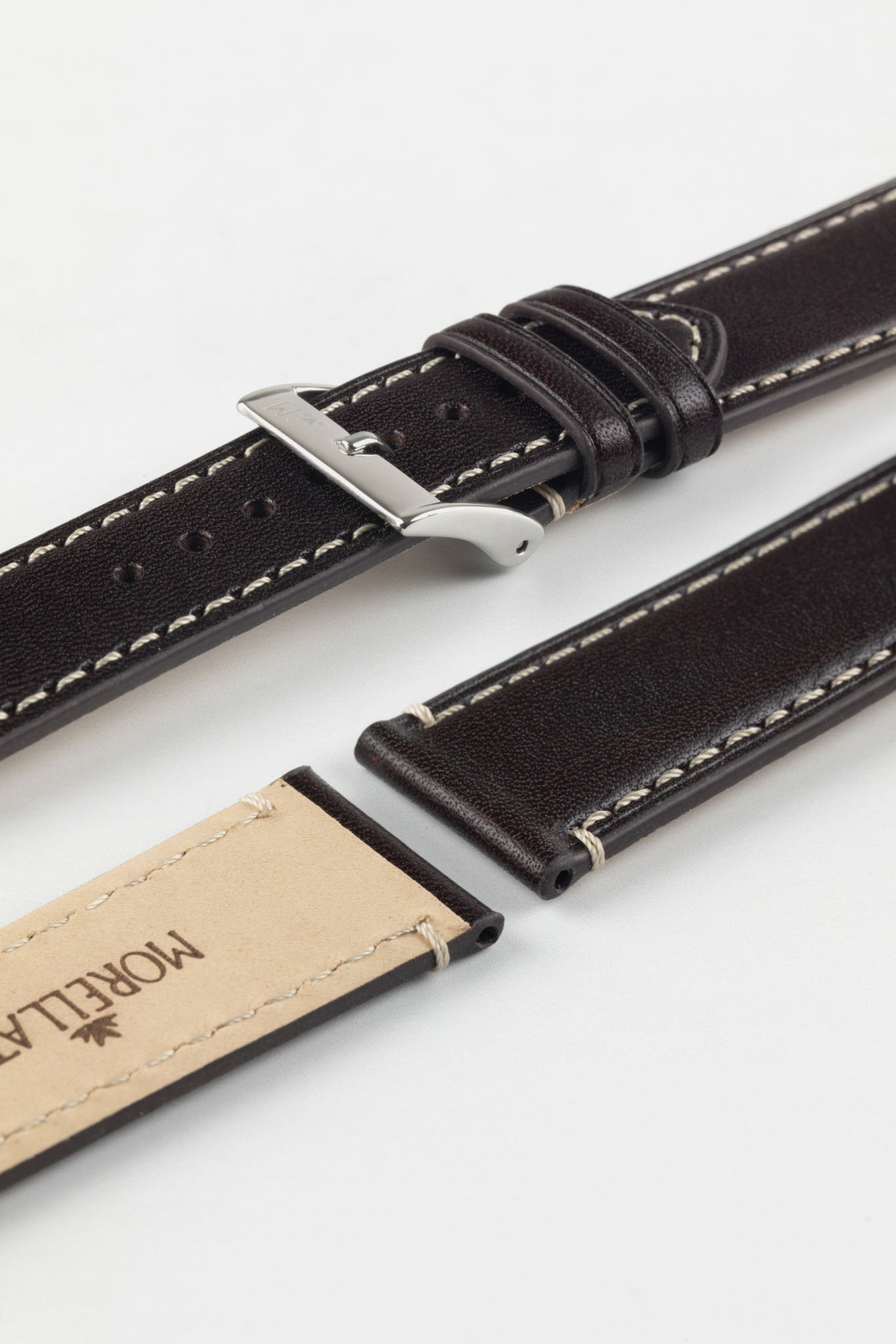 Morellato GAUDÌ Calfskin Leather Watch Strap in BROWN