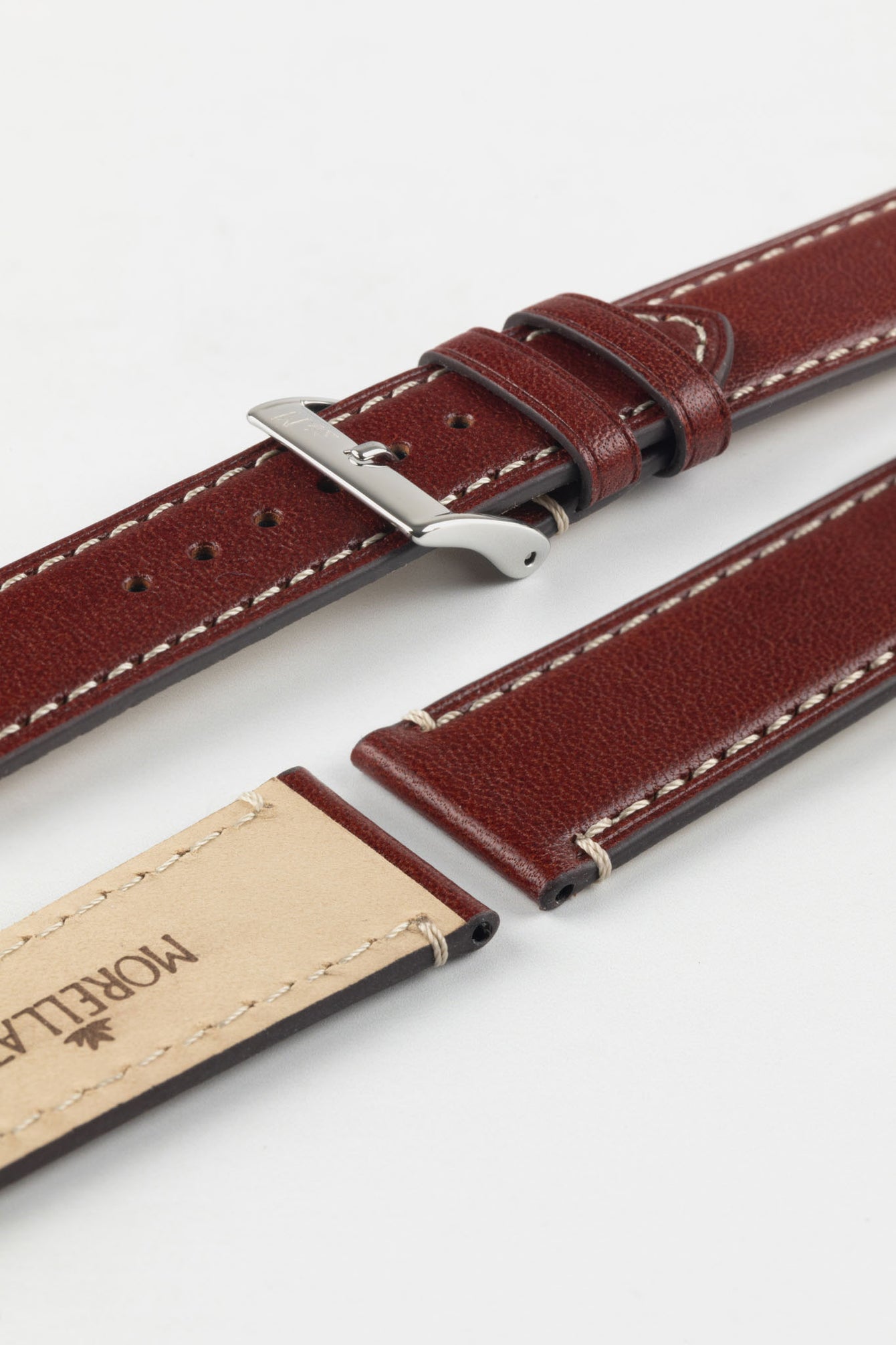 Morellato GAUDÌ Calfskin Leather Watch Strap in GOLD BROWN