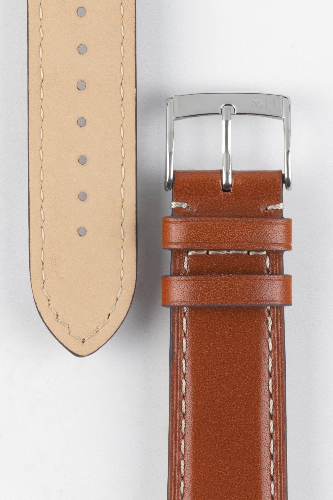 Morellato GAUDÌ Calfskin Leather Watch Strap in HONEY