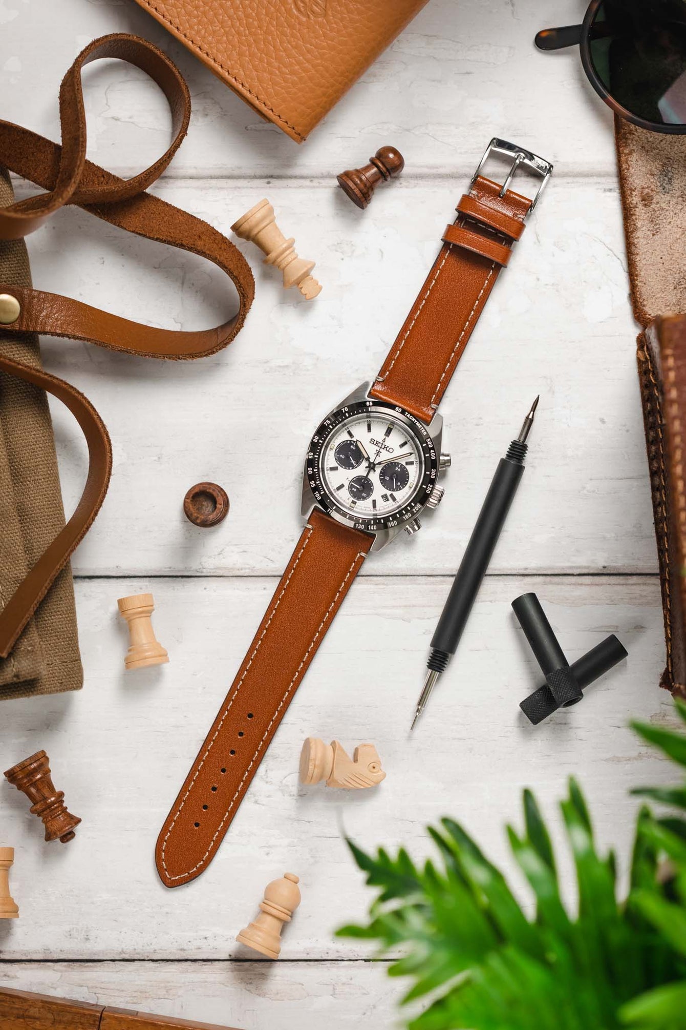 Morellato GAUDÌ Calfskin Leather Watch Strap in HONEY