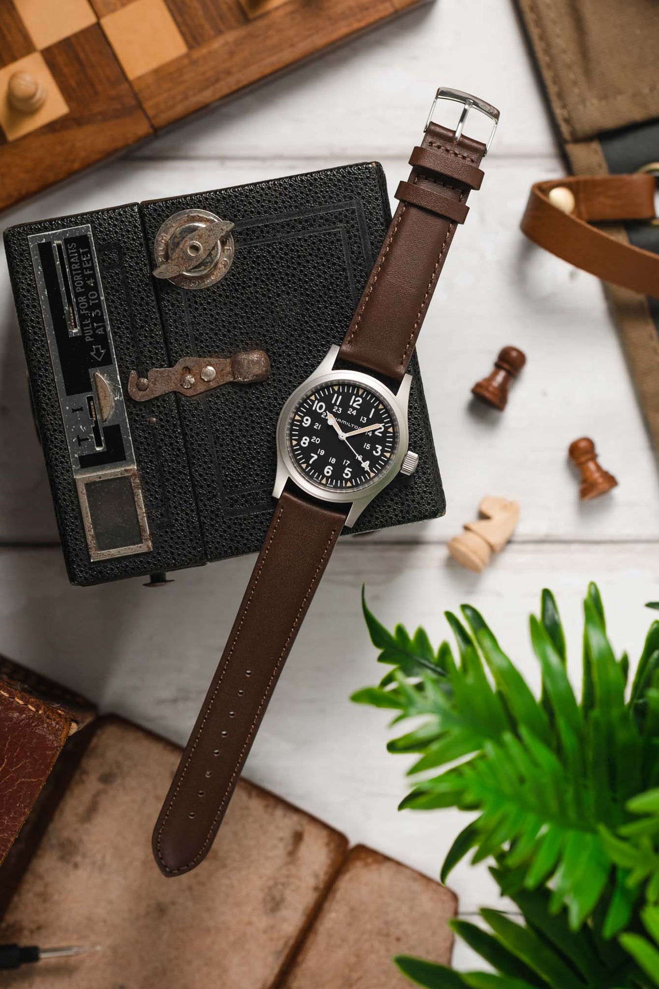 Morellato GRAFIC Calfskin Leather Performance Watch Strap in BROWN