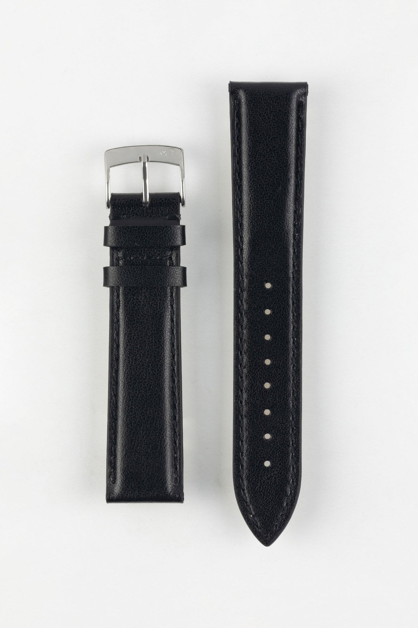 Morellato NAXOS Recycled Leather-Fibre Watch Strap in BLACK