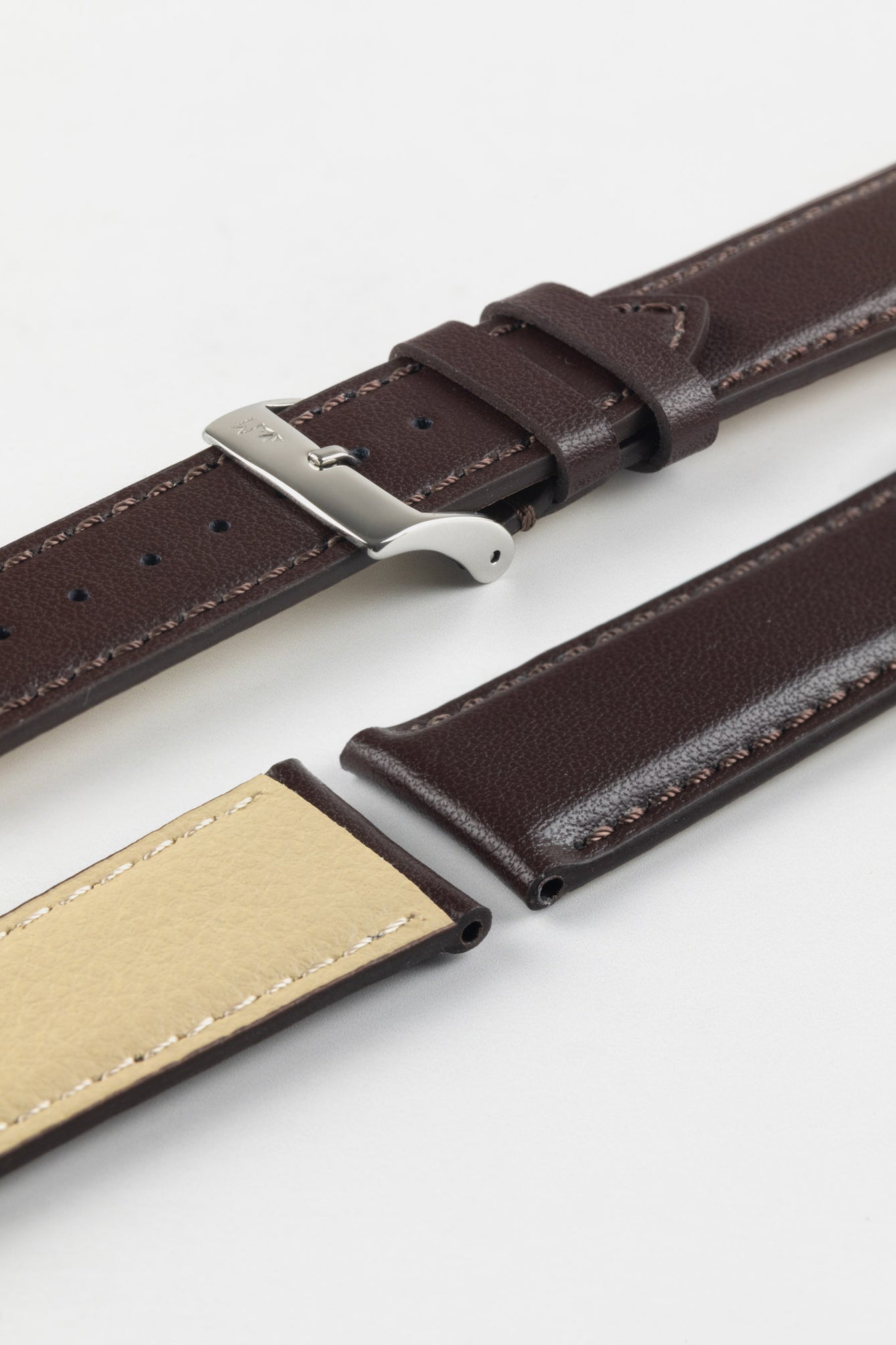 Morellato NAXOS Recycled Leather-Fibre Watch Strap in BROWN