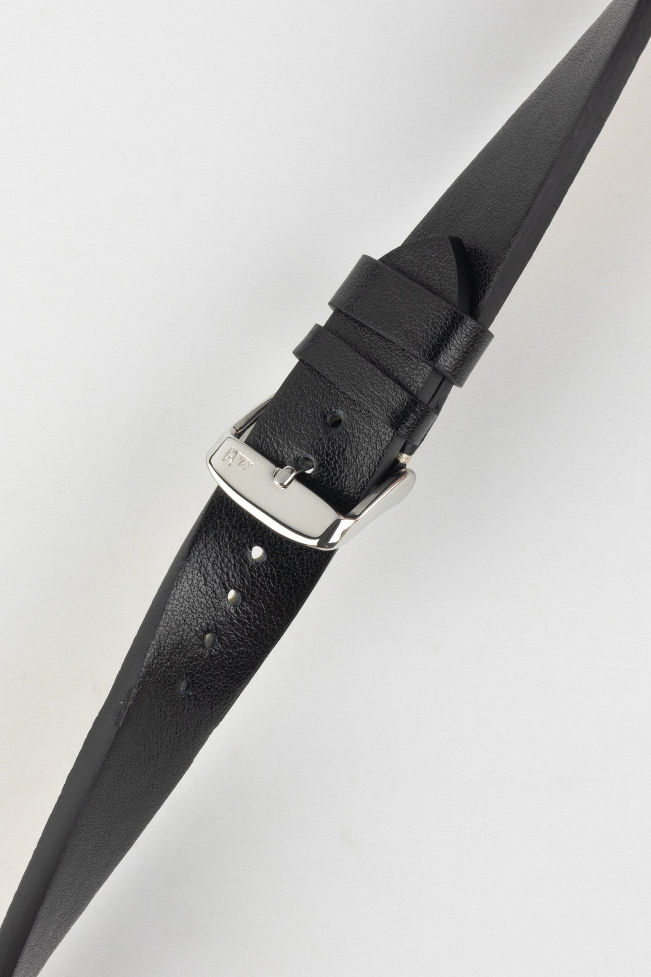 Morellato PAROS Recycled Leather-Fibre Watch Strap in BLACK