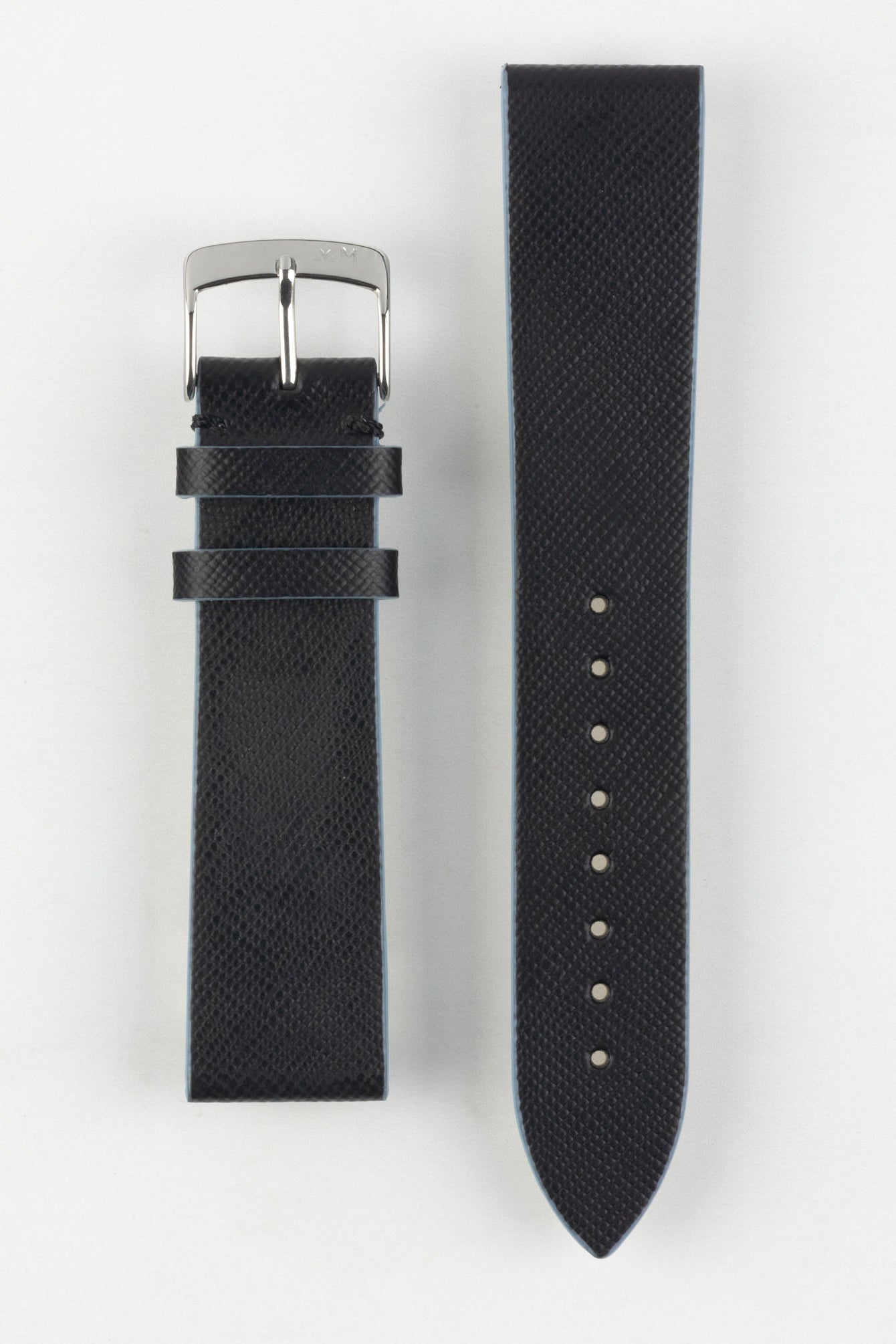 Morellato ZANTE Recycled Leather-Fibre Watch Strap in BLACK