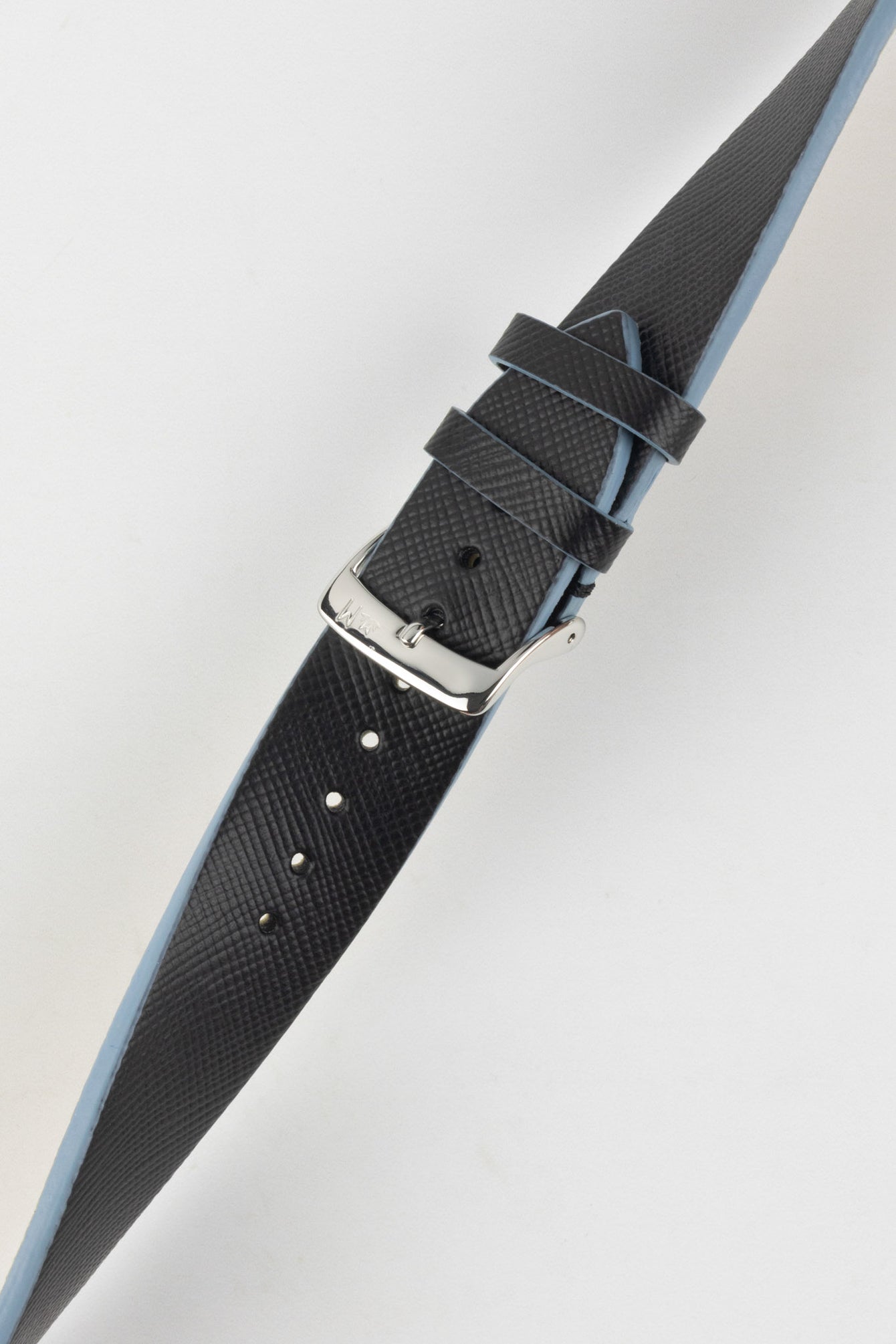 Morellato ZANTE Recycled Leather-Fibre Watch Strap in BLACK