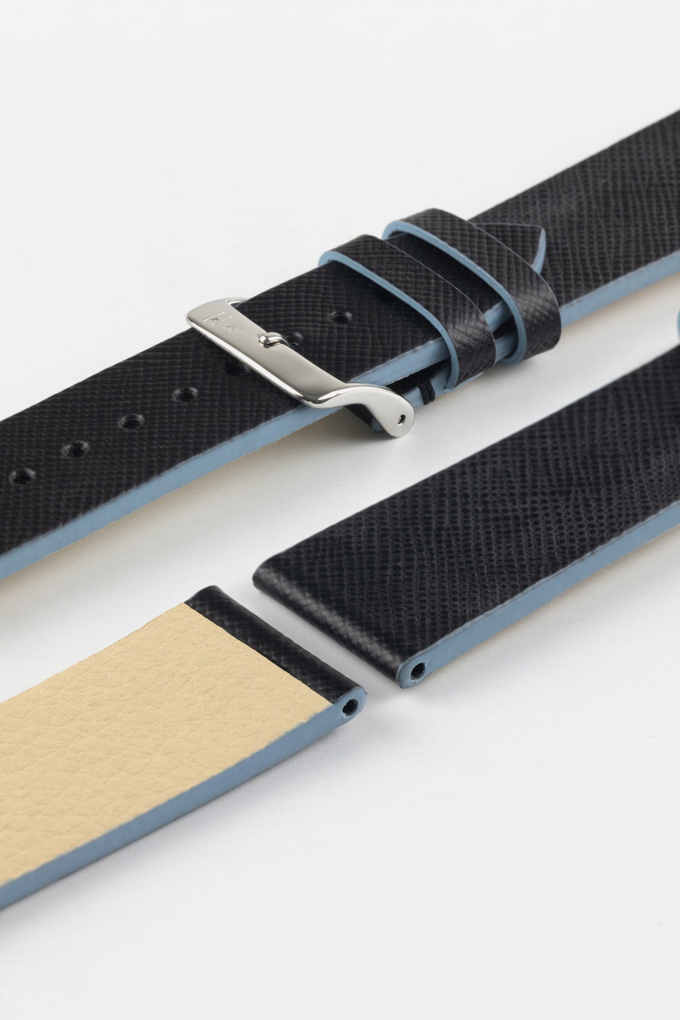 Morellato ZANTE Recycled Leather-Fibre Watch Strap in BLACK