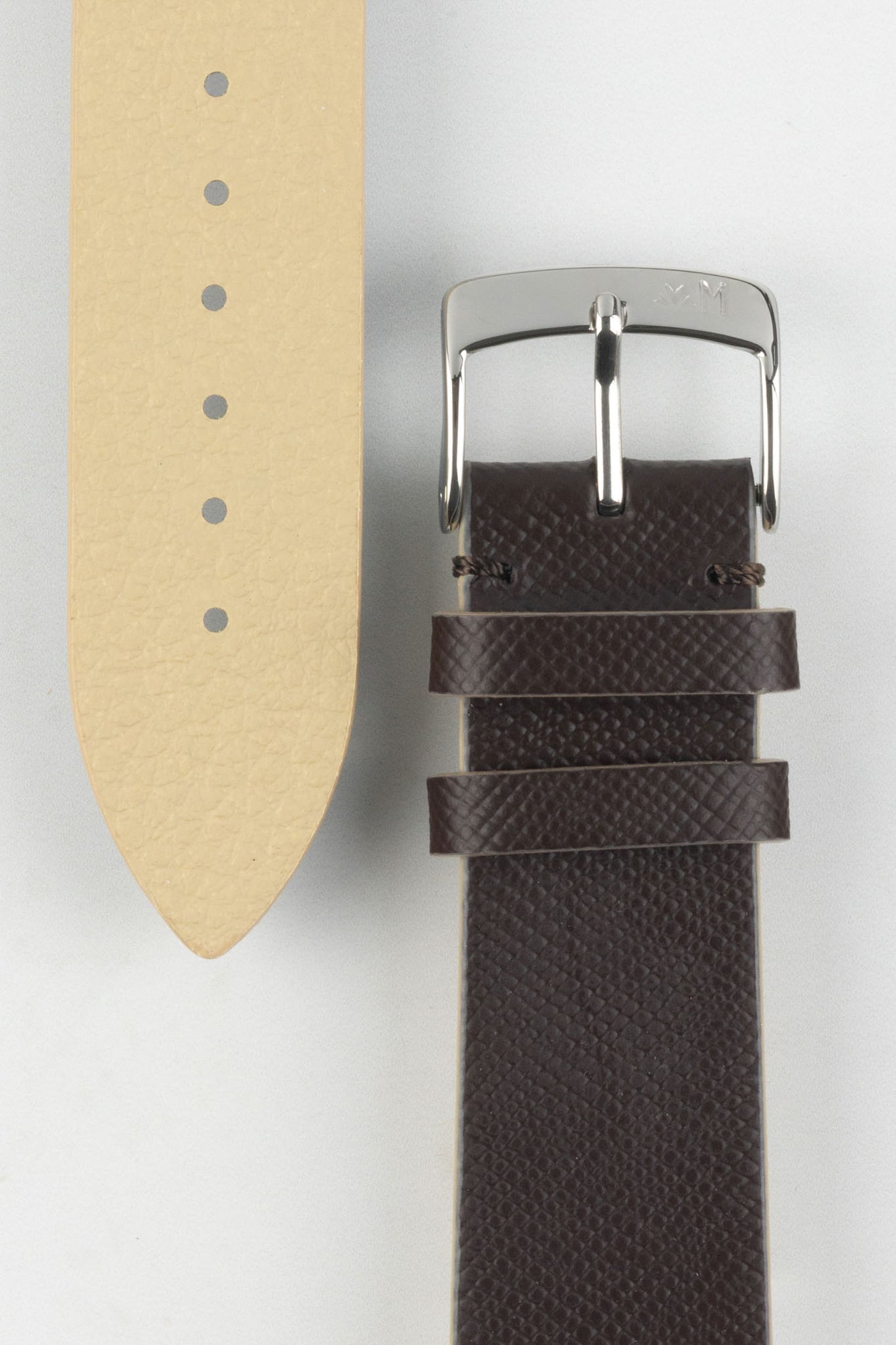 Morellato ZANTE Recycled Leather-Fibre Watch Strap in BROWN