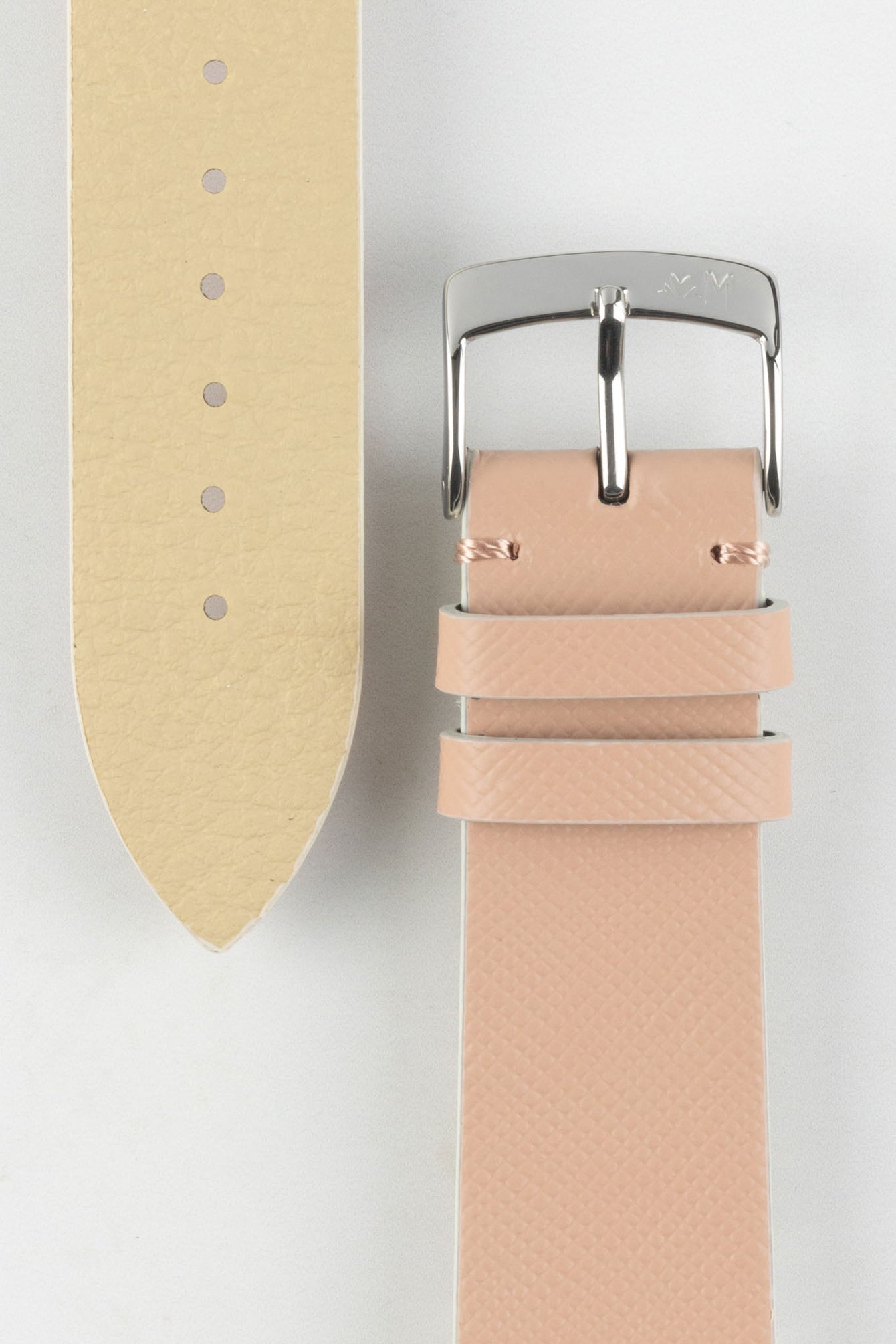 Morellato ZANTE Recycled Leather-Fibre Watch Strap in ROSE