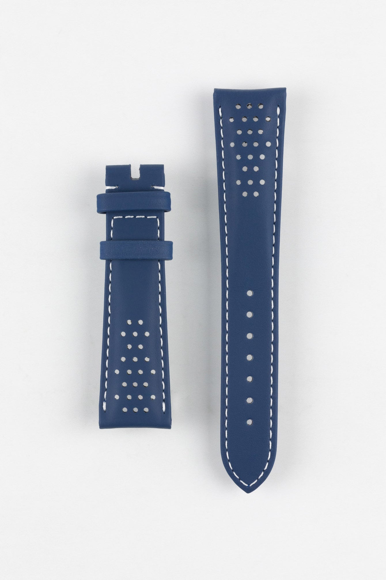 OMEGA CUZ010011 Seamaster Olympic 20mm Leather Watch Strap - BLUE