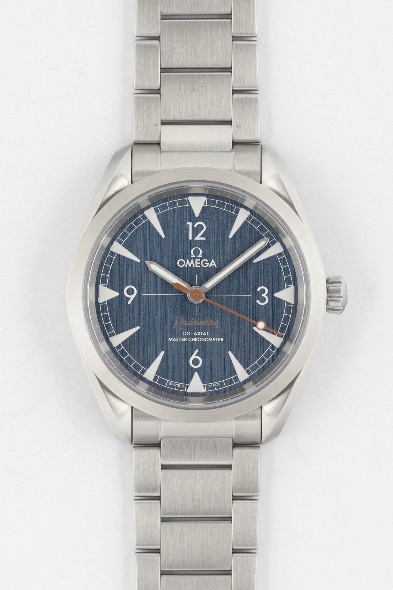 OMEGA Railmaster 40mm Watch - Denim Blue Dial