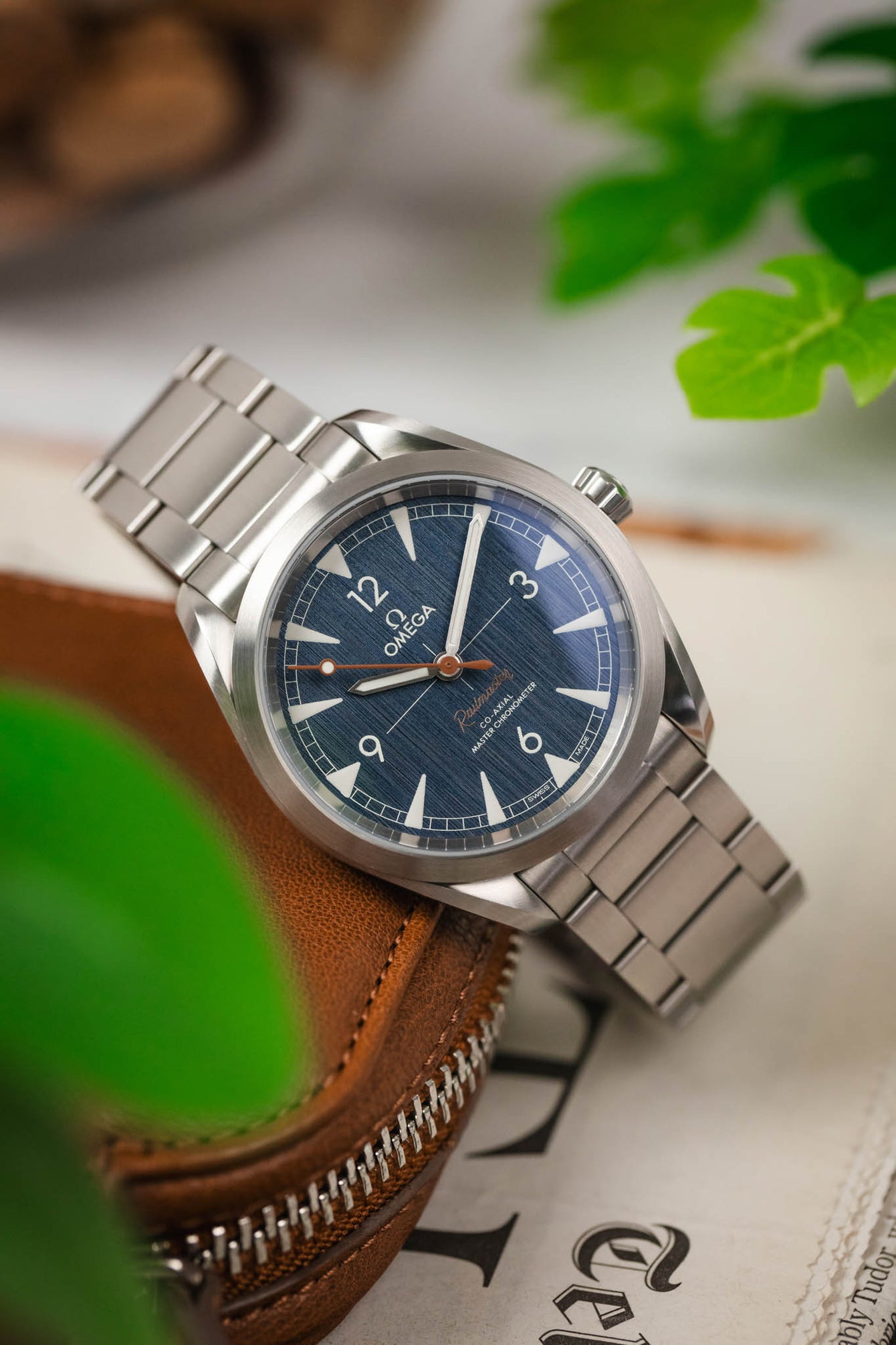 OMEGA Railmaster 40mm Watch - Denim Blue Dial