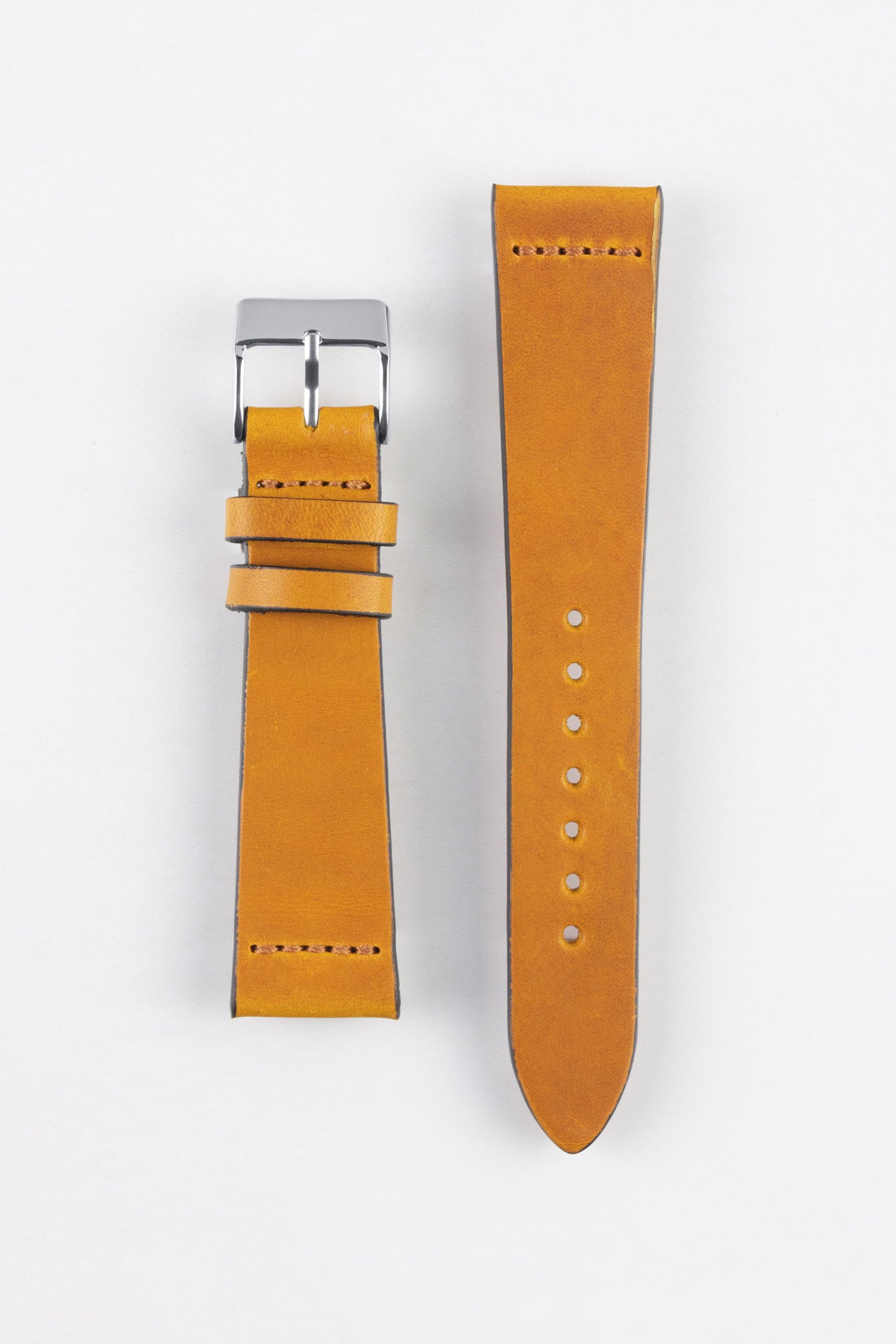 Pebro OILED ARTISAN Leather Watch Strap in HONEY