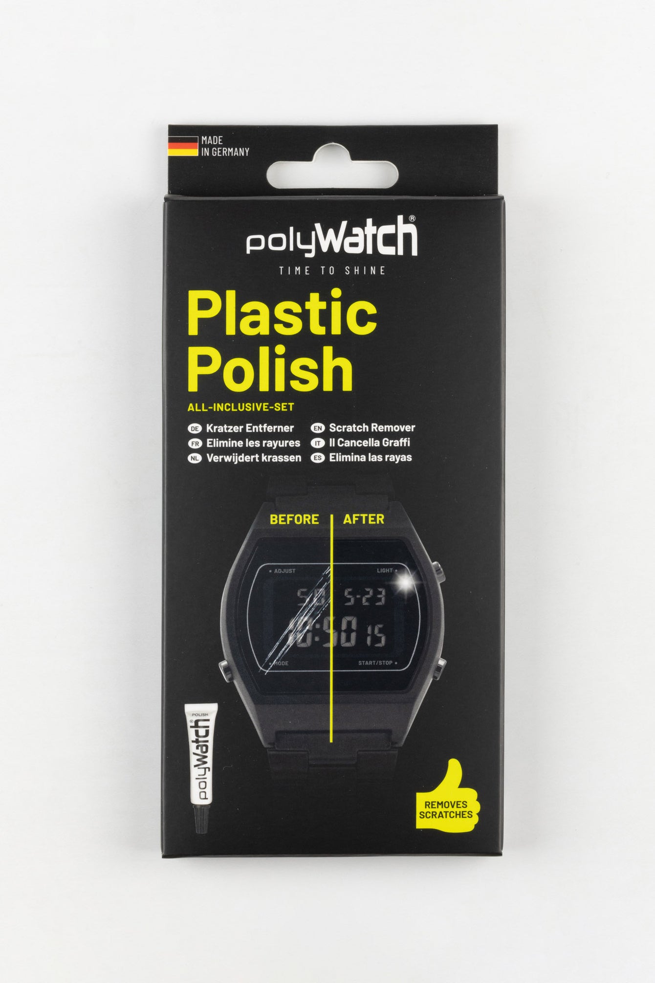 POLYWATCH Polish Scratch Remover For Plastic Watch Crystals