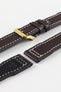 RIOS1931 BLIZZARD Genuine Calfskin Leather Watch Strap in Mocha