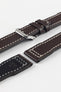 RIOS1931 BLIZZARD Genuine Calfskin Leather Watch Strap in Mocha