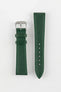 RIOS1931 FRENCH Leather Watch Strap in FOREST GREEN