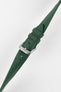 RIOS1931 FRENCH Leather Watch Strap in FOREST GREEN