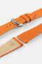 RIOS1931 FRENCH Leather Watch Strap in ORANGE