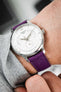 RIOS1931 FRENCH Leather Watch Strap in PURPLE