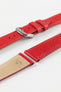 RIOS1931 FRENCH Leather Watch Strap in RED