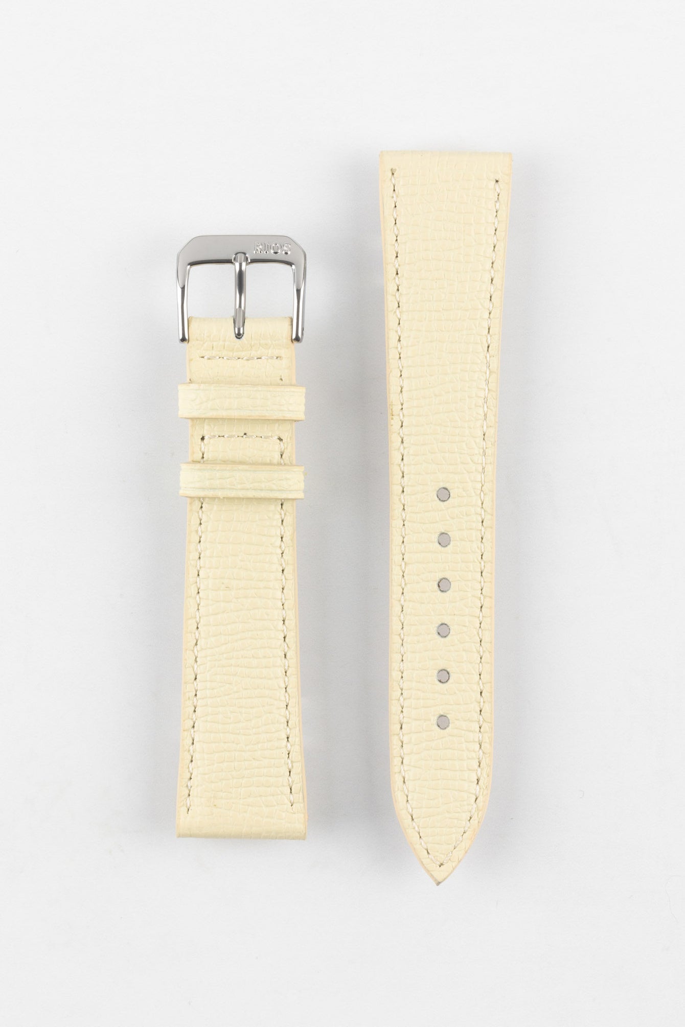 RIOS1931 FRENCH Leather Watch Strap in SAND