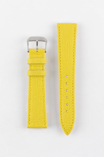 RIOS1931 FRENCH Leather Watch Strap in YELLOW