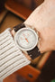 RIOS1931 HUDSON Genuine Suede Leather Watch Strap in MOCHA