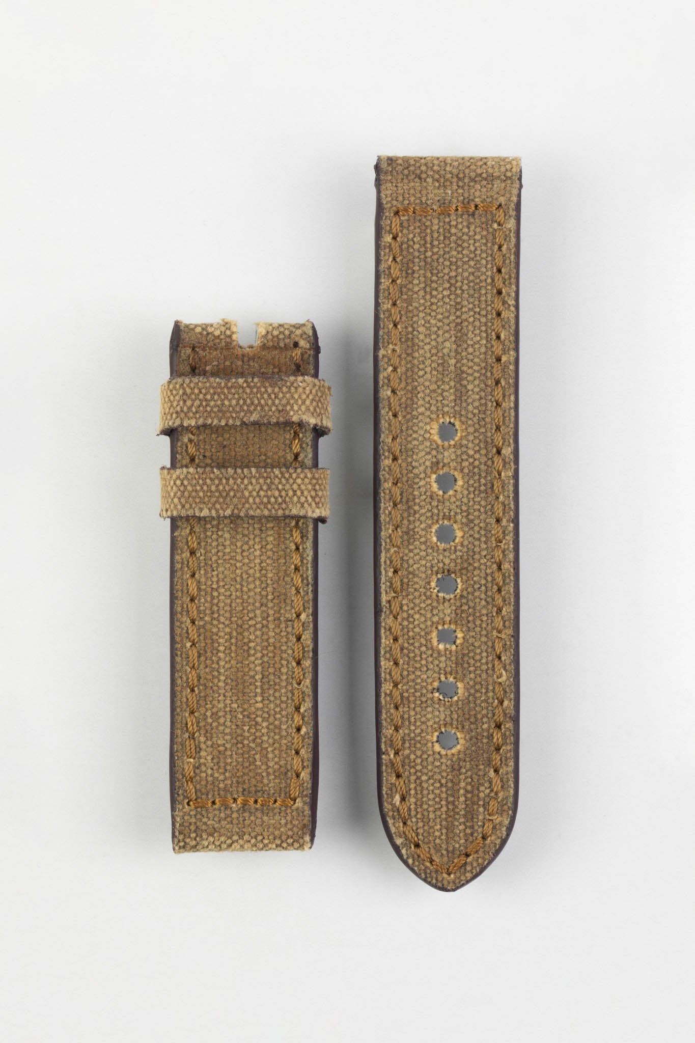 Padded canvas hot sale watch strap