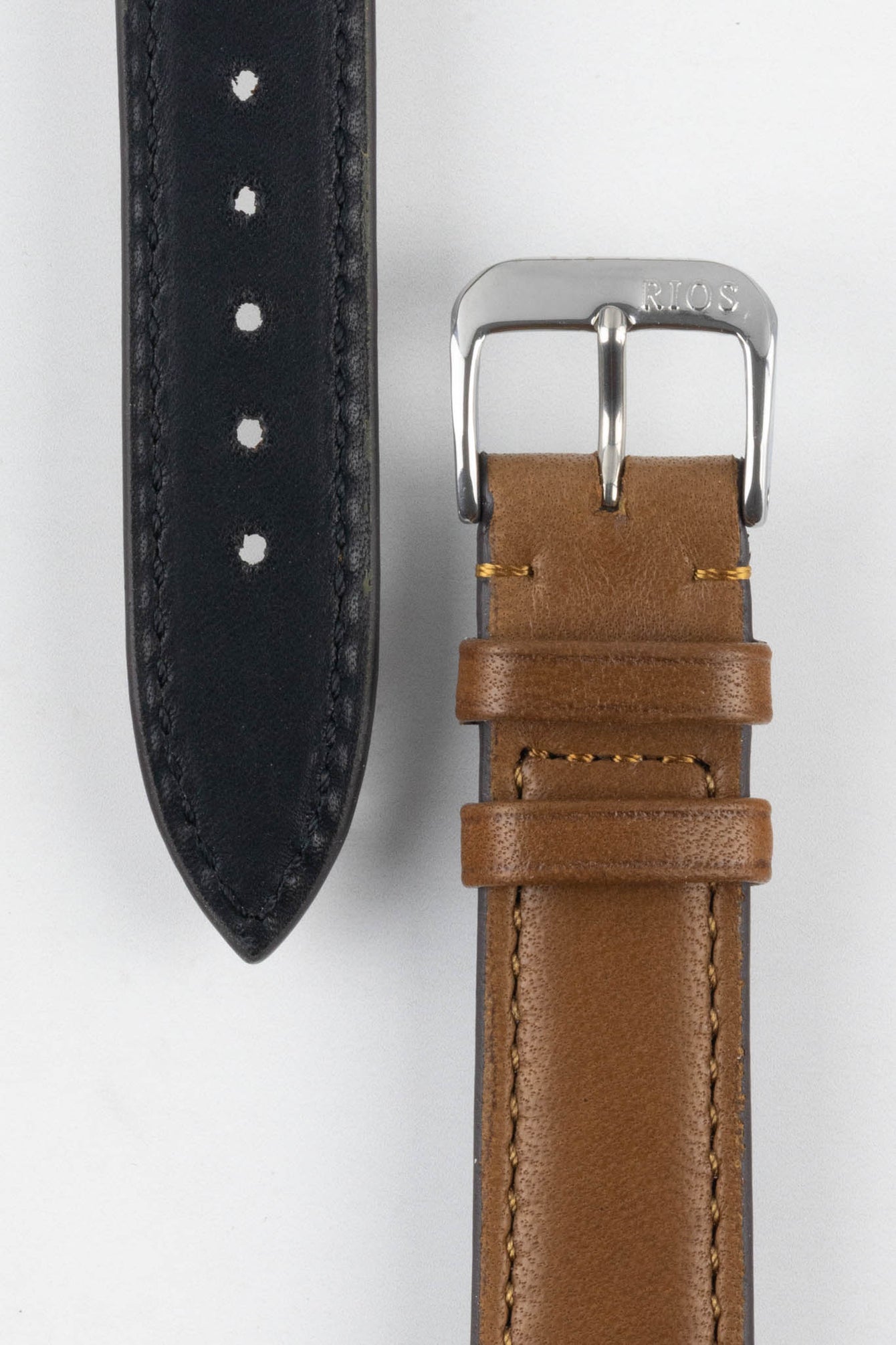 RIOS1931 MERINO Watch Strap in COGNAC