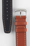 RIOS1931 SCIROCCO Genuine Calfskin Leather Watch Strap in Cognac