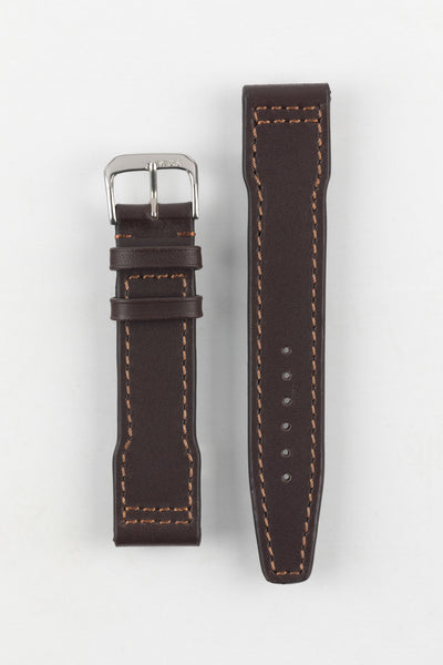 RIOS1931 SCIROCCO Genuine Calfskin Leather Watch Strap in Mocha