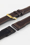 RIOS1931 SCIROCCO Genuine Calfskin Leather Watch Strap in Mocha