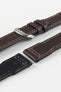 RIOS1931 SCIROCCO Genuine Calfskin Leather Watch Strap in Mocha