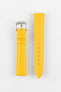 RIOS1931 TOSCANA Square-Padded Calfskin Leather Watch Strap in YELLOW