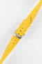 RIOS1931 TOSCANA Square-Padded Calfskin Leather Watch Strap in YELLOW